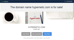 Desktop Screenshot of hypernetic.com