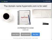 Tablet Screenshot of hypernetic.com